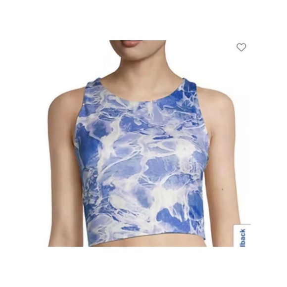 Nwt Champion Built in Bra Cropped Tank Top - Picture 1 of 6